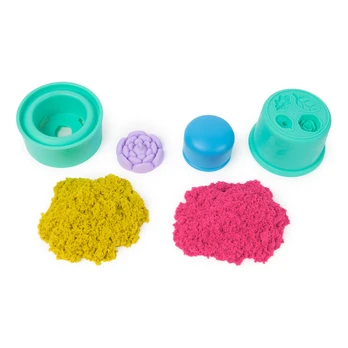 KINETIC SAND Rinkinys „Gėlės“