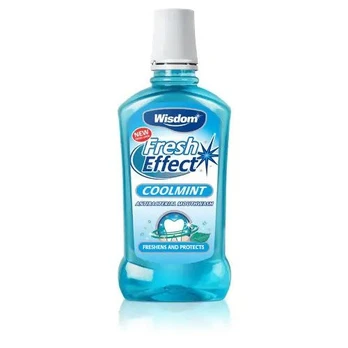 Wisdom Fresh Effect Antibacterial Mouthwash Burnos skalavimo skystis, Coolmint