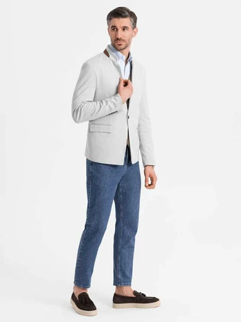 men's blazer pilka melange