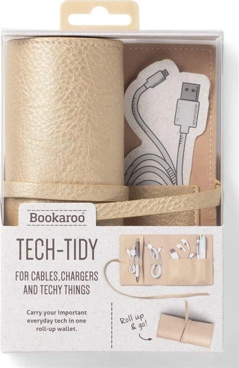 IF Bookaroo Travel tech-tidy organizer kelioninis auksinė