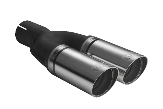 Išmetimo sistemos antgalis forma apvalus 2x60mm