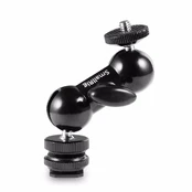 SMALLRIG 1135 MULTI-FUNC DOUBLE BALLHEAD SHOE+1/4" kaina
