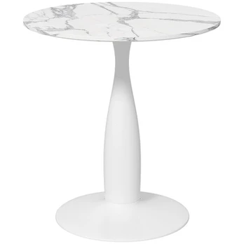 Valgomasis stalas, 70x74 cm, balta, plienas