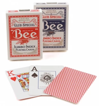 Pokerio kortos Bee Jumbo