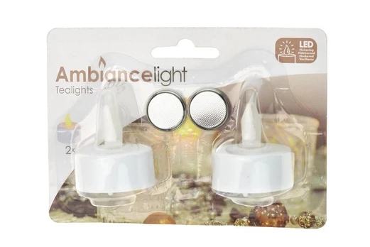 Affek Design LED arbatinės žvakutės 2vnt(4xh5cm)