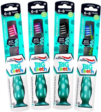 GSK AQUAFRESH Šepetėlis vaikams Big Teeth TB&