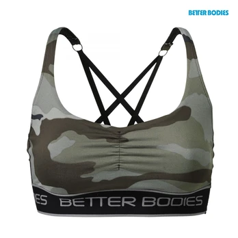 Better Bodies Athlete Short Top (Green Camo Print) - M Dydis