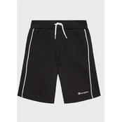 Champion Sportiniai šortai Script Logo 306147 Juoda Regular Fit