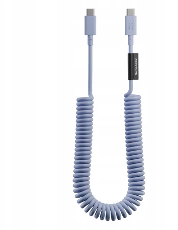 Native Union Native Union Pop Cable – USB-C – USB-C kabelis, 2,4 m 60 W (žydra)