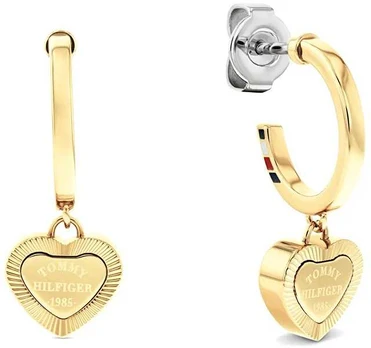 Tommy Hilfiger Layered Heart Hoop Earrings 2781014