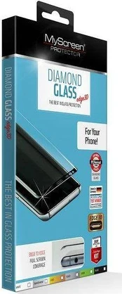 MyScreen Protector MS Diamond Edge 3D One Plus 8 juoda/juodas, grūdintas stiklas