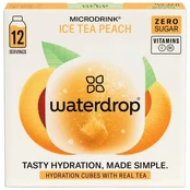 Waterdrop Microdrink Ice Tea Peach Drink Cubes with Real Tea, 12 pcs.
