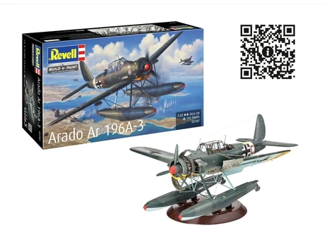 Revell - Arado Ar196A-3 Seaplane, 1/32, 03787