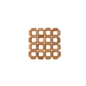 bambukinis puodo padelis, Kvadratinis 15x15 cm