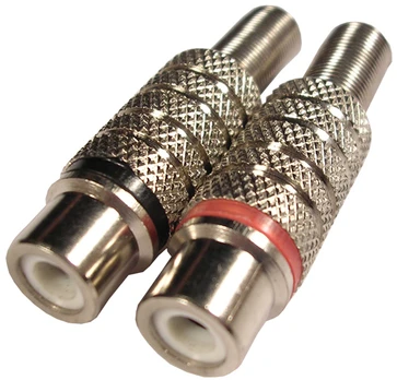 Lizdas RCA metalinis /kabeliui/