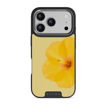Hibiscus - iPhone 17 Pro Case, Elite Dark (MagSafe) / Gunmetal