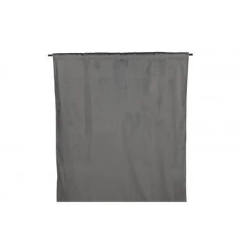 Mary Curtain Polyester/velvet - Grey / - 250*135