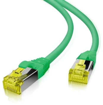 helos Patchkabel Cat 6a Superflex S/FTP RJ45 grün 30m AWG27/7 GHMT