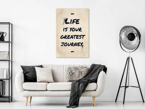 Artgeist Paveikslas - Life is Your Greates Journey (1 Part) Vertical
