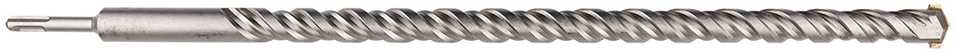 Graphite SDS Plus dvigubas spiralinis betono grąžtas 28 x 600 mm