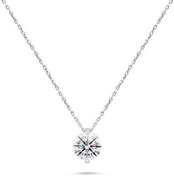 Brilio Silver Sparkling sidabrinis necklace with zircon NCL68W