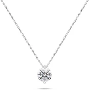 Brilio Silver Sparkling sidabrinis necklace with zircon NCL68W kaina