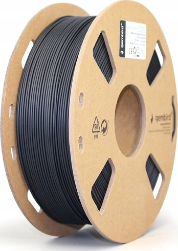 GEMBIRD Filament Matte PLA Black | 3DP-PLA-01-MTBK