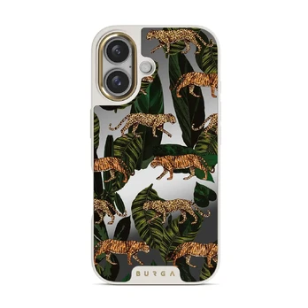 Morning Commute - Designer iPhone 16 Case, Elite Mirror Light (MagSafe) / Gold
