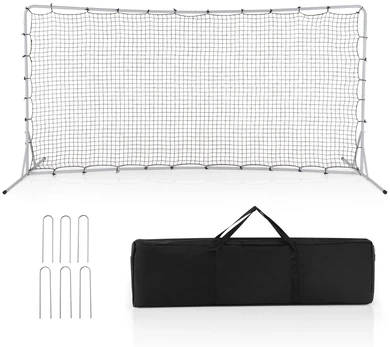 Futbolo atmušimo tinklas 375 x 151 x 185 cm