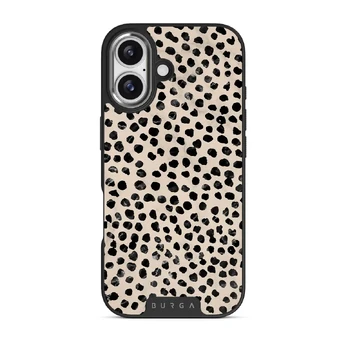 Almond Latte - Cute iPhone 17 Case, Elite Dark (MagSafe) / Silver