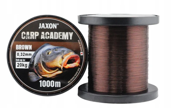 Jaxon Carp Academy Brown 1000m 0.32mm Karpinė meškeriojimo valas