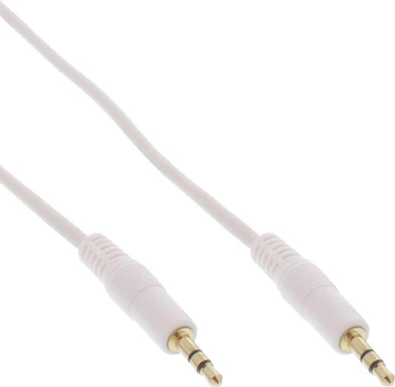 Kabelis InLine Jack 3.5mm - Jack 3.5mm 10m balta (99940W)