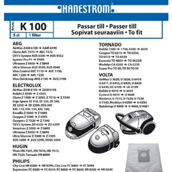 Hanestroem Dulkių siurblio maišeliai K100