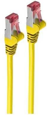 shiverpeaks Patchkabel S/FTP Cat.6a gelb 0,15 m
