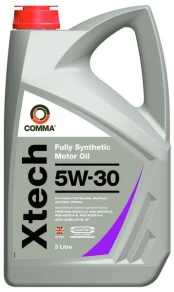 Variklių alyva COMMA Xtech (5L) 5W30 sintetinis X-TECH 5W30 5L kaina