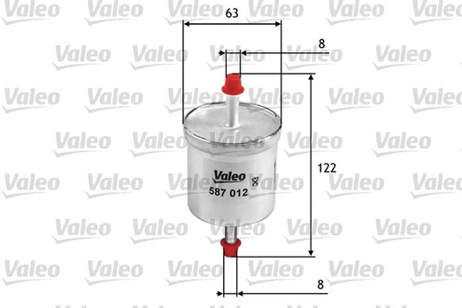 Kuro filtras VALEO 587012