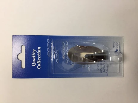 Ovalus kabliukas plieno DE-pastik