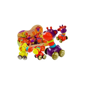 Lean Toys Žaislas gyvūnas dramblys arba žirafa