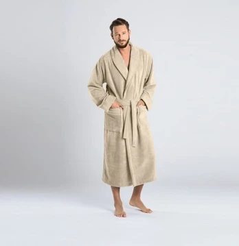 Vyriškas Chalatas Grantas creme XXL/176, 4098402
