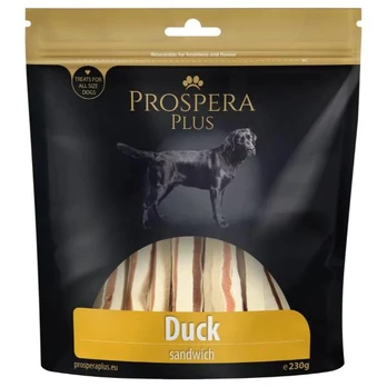 Skanėstas šunims Prospera Plus Sandwich, antiena, 0.23 kg