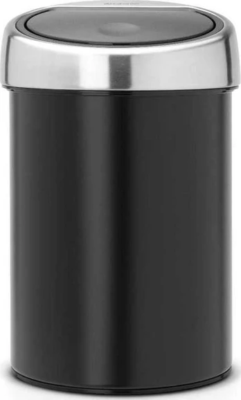 Brabantia Šiukšlių dėžė 3L Touch Bin®, matinė juoda