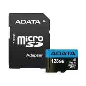 Atminties kortelė Adata microSDXC 128GB UHS-I Class 10 + SD adapteris kaina