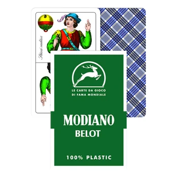 Magiare Belot Playing kortos (žalios spalvos)