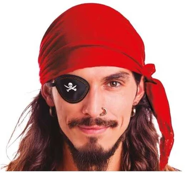 Fiesta Rød pirat bandana