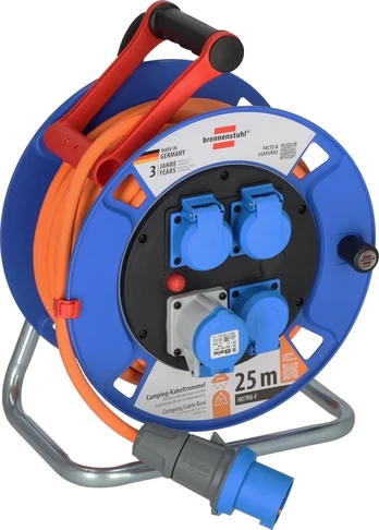 Brennenstuhl Cable Drum CEE 300 25m oranžinis kempingas