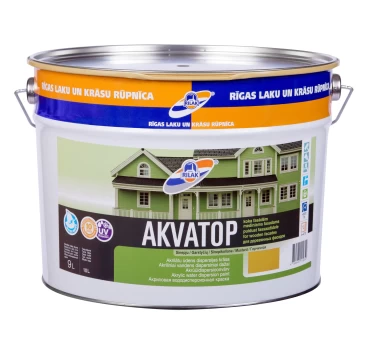 Dažai RILAK AKVATOP, perlo baltumo 9l