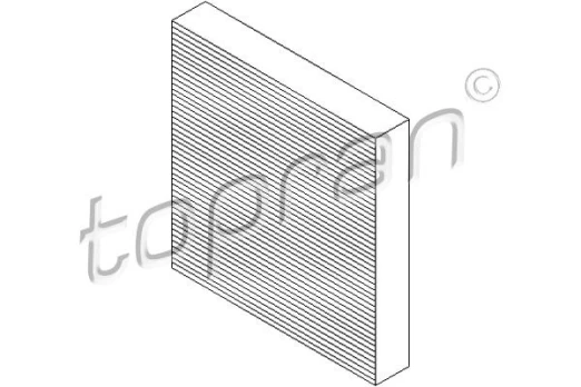 Filtras, salono oras TOPRAN 302 081