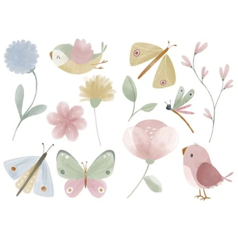 Little Dutch Sienos lipdukai 'Flowers & Butterflies'