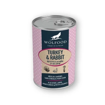 Wolfood Turkey & Rabbit su kalakutiena ir triušiena, 400 g