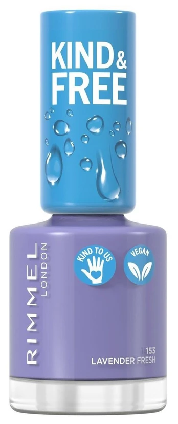 Nagų lakas Rimmel London Kind & Free Lavender Light, 8 ml